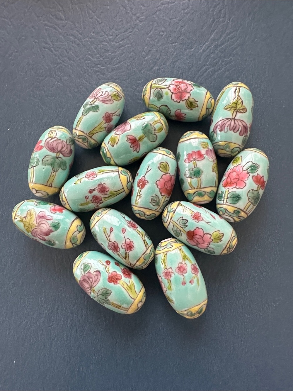 Rare Vintage Porcelain Beads